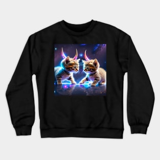 Space Cats 33 Crewneck Sweatshirt